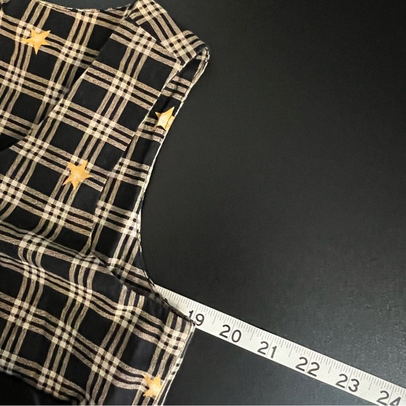 Rare Vintage Handmade Halloween Witch Pumpkin Harvest Chore Dress Maxi Pinafore - Picture 12 of 12